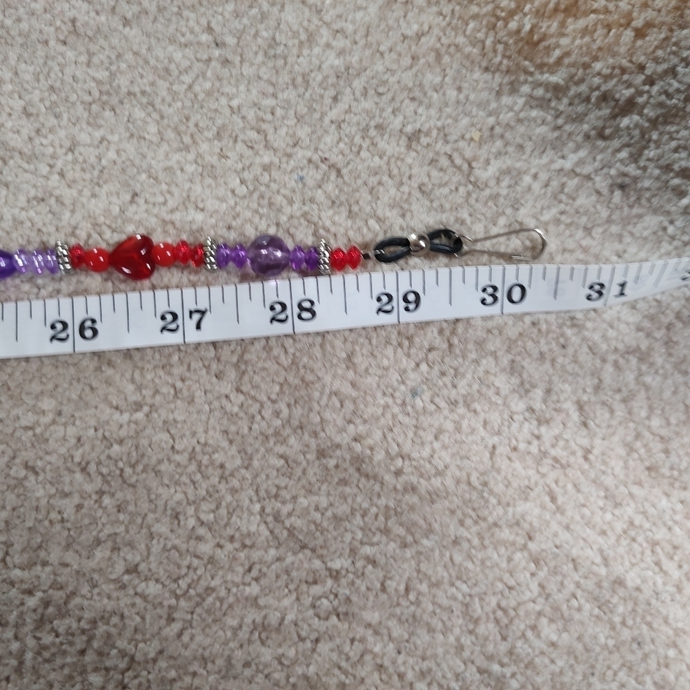 💥 3/$20 Red Hat Society Necklace and Bracelet! Handmade craft fair! - Picture 9 of 9